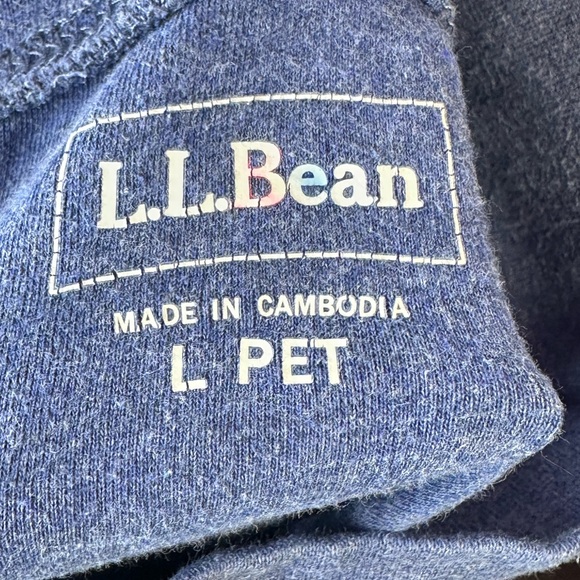 L.L. Bean Blue Turtleneck size large‎ petite - Picture 3 of 4